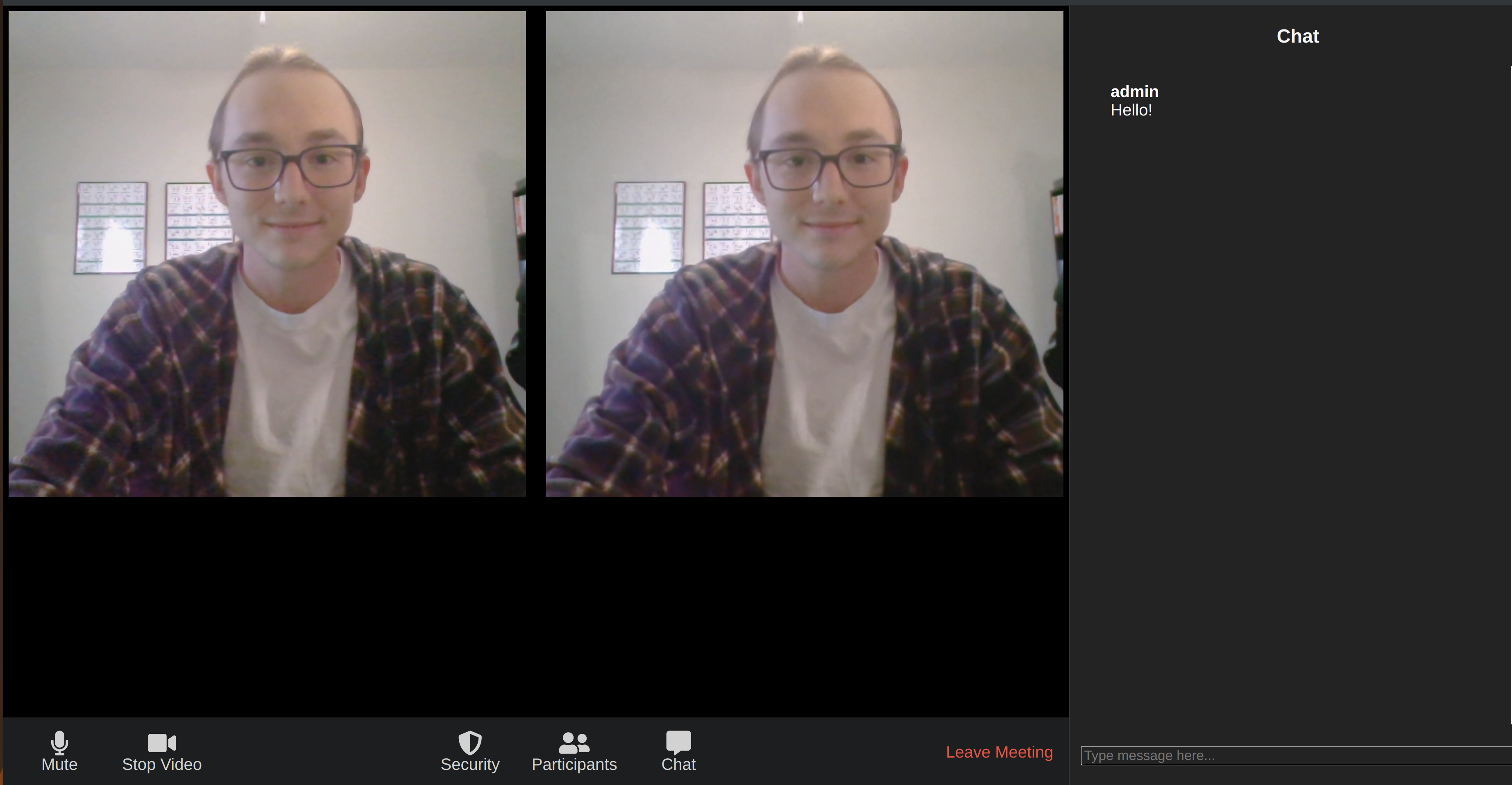 Zoom Clone usage screenshot